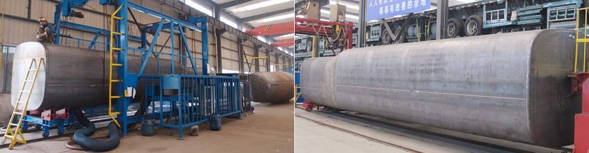 Product Process of 4 Axle Oil Truck Trailer