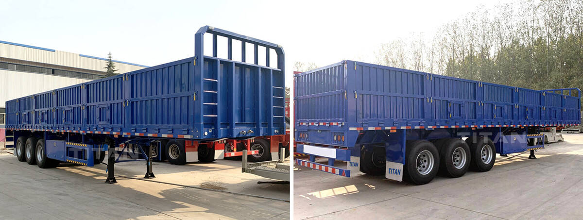 Side Wall Semi Trailer for Sale | 3 Axle Open Top Trailer 10% Off Discount Prices