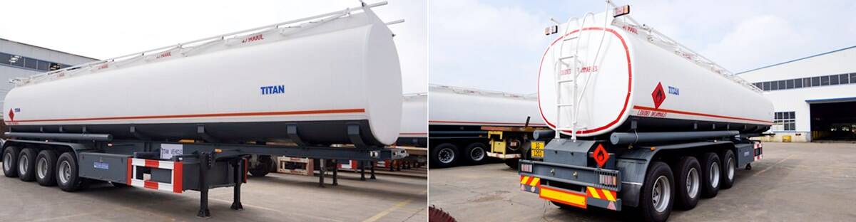 4 Axle Fuel Tanker Trailer for Sale