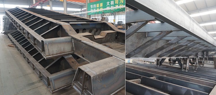 low bed truck trailer side support