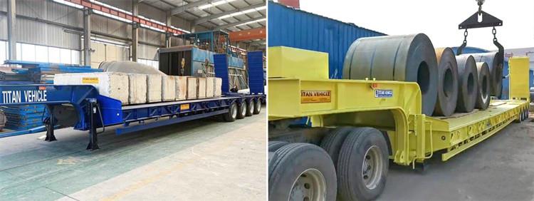 Package and delivery of low bed truck for sale
