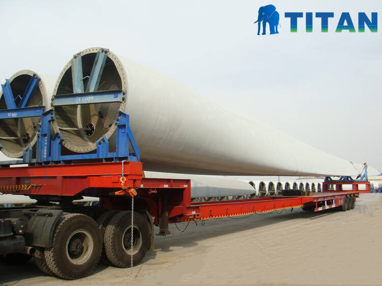 Wind Turbine Blade Transport Trailer | Extendable Trailer For Sale