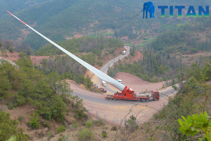Wind Turbine Blade Transport Trailer | Extendable Trailer For Sale