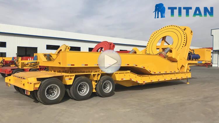 Wind Turbine Blade Transport Adapter Trailer 