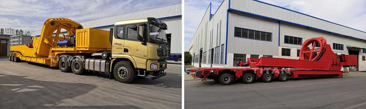 Wind Turbine Blade Transport Adapter Trailer