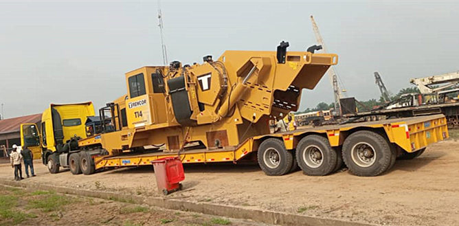 Hydraulic Detachable Gooseneck Lowboy Trailer for Sale in Nigeria