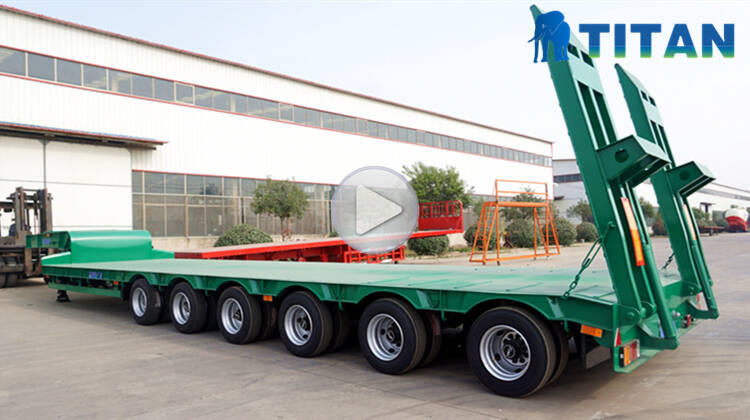 Lowbed semi trailer