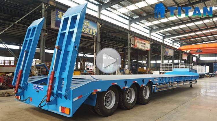 Low Bed Semi Trailer video