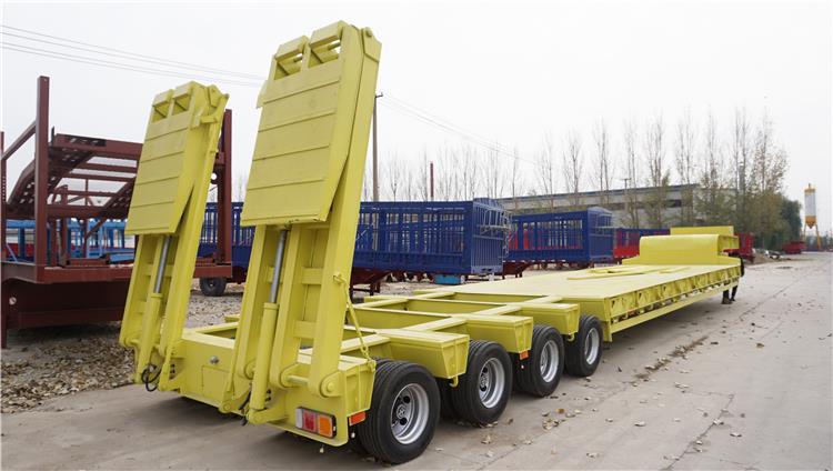 100 Ton Low Flatbed Trailer for Sale in Mauritius