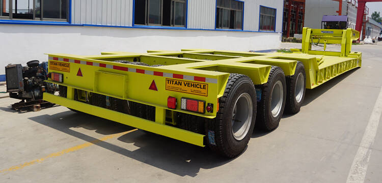 130 ton detachable gooseneck lowboy trailer