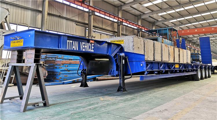 80 Ton New and Used Low Bed Trailers for Sale in Dominica