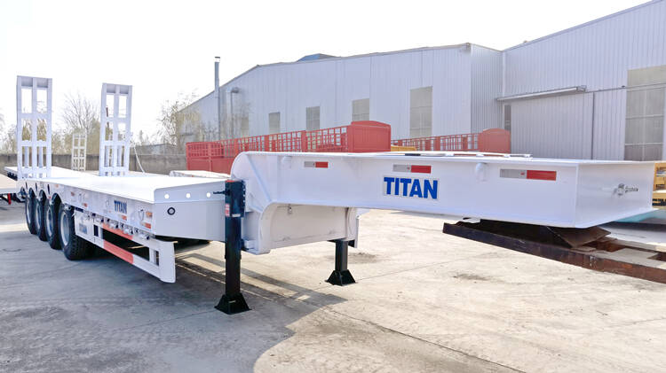 4 Axle Low Bed Truck Price for Sale - TITAN Vehicle