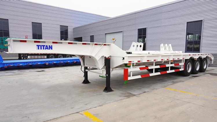 Tri Axle Semi Low Bed Trailer for Sale - TITAN Vehicle