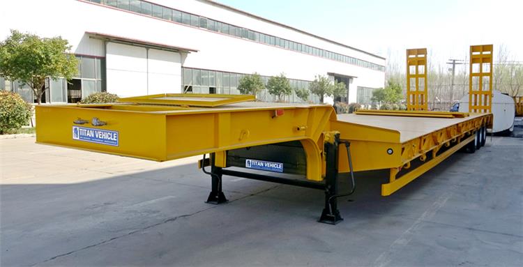 3 Axle Semi Low Loader Trailer for Sale in Mauritania - TITAN Vehicle
