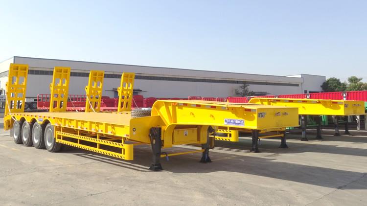 Used 100T Lowbeds for Sale - Low Flat Bed Trailer Price