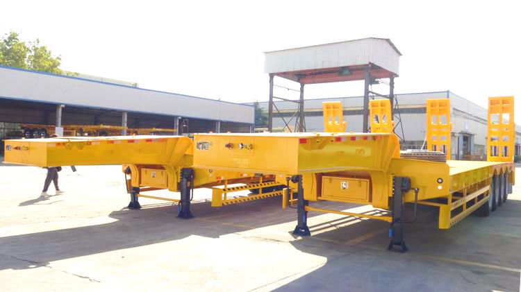 Used 100T Lowbeds for Sale - Low Flat Bed Trailer Price