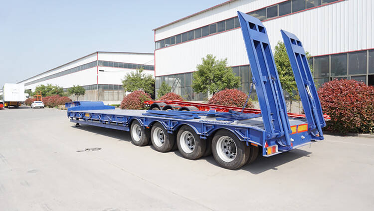 4 Axle 100 Ton Lowbed Trailer for Sale