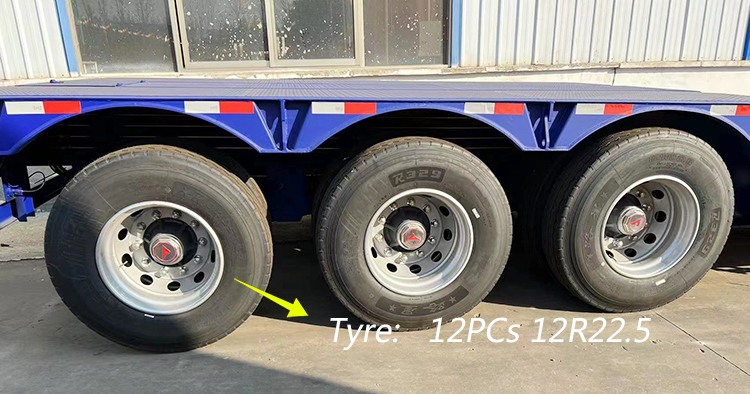 3 Axle 40Ft Gooseneck Lowboy for Sale | 80 Ton Hydraulic Detachable Gooseneck Lowboy Trailer