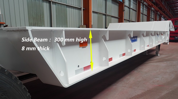 4 Axle Folding Gooseneck Trailer for Sale | Folding Neck Lowboy for Sale