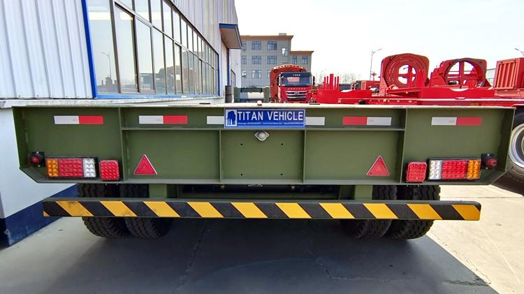 4 Axle 120 Ton Removable Lowboy Gooseneck Trailer for Sale