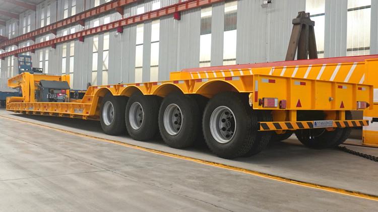 100 Ton Hydraulic Detach Lowboy Trailer for Sale