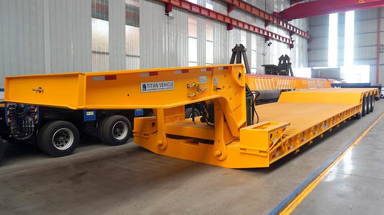 100 Ton Hydraulic Detach Lowboy Trailer for Sale