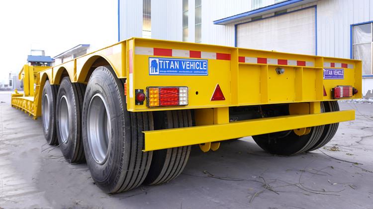 3 Axle Gooseneck Lowboy for Sale with 60 Ton Capacity