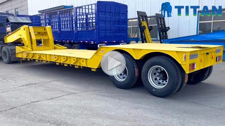2 Axle Removable Gooseneck Trailer for Sale in Panama