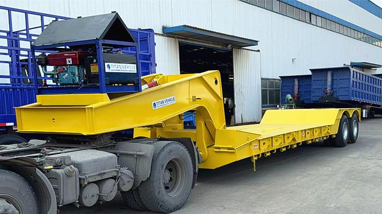 2 Axle Removable Gooseneck Trailer for Sale in Panama