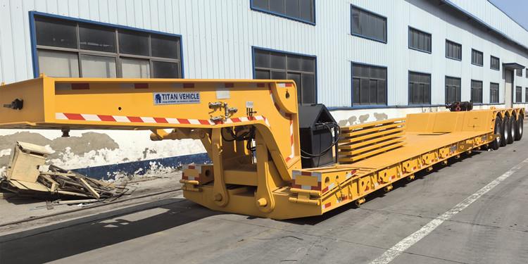 4 Axle 100 Ton Lowboy Trailer for Sale in Mexico