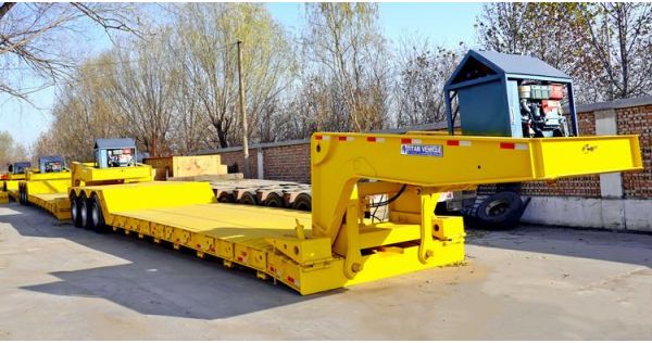 3 Axle 80 Ton Gooseneck Lowboy Price - 26600