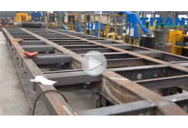 Lowbed trailer in production