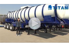 Acid transport tanker trailer