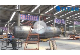 Cement tank trailer factory show