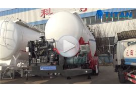 Cement tank trailers for shipment