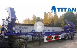 40ft side container loader trailer