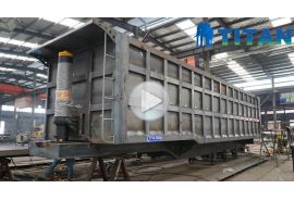 factory tri axle tipper trailer