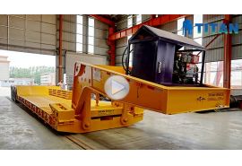 80 ton removable gooseneck lowboy trailer