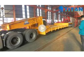 4 axle 120 ton detachable gooseneck trailer