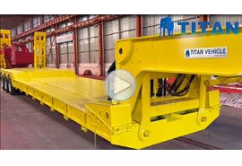 3 Axle 60T Detach Gooseneck Trailer with Ladders