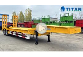2 axle low loader trailer