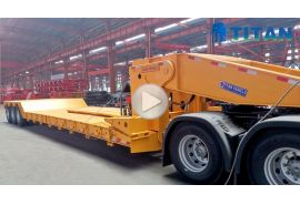 80ton 3 axle removable gooseneck trailer