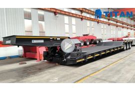 3 Axle Removable Gooseneck Lowboy Trailer